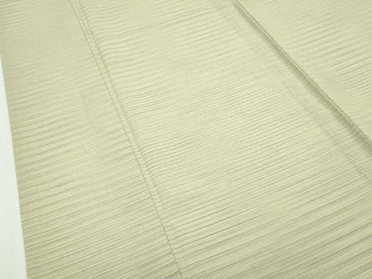 平和屋本店■極上　本塩沢　やまだ織　単衣　桑原タツノ作　証紙付き　逸品　未使用　CZAA2273s5