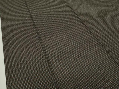 平和屋本店●極上 国指定重要無形文化財 本場久米島紬 手織 小田急百貨店扱い 反端付き 逸品 CZAA2278s5