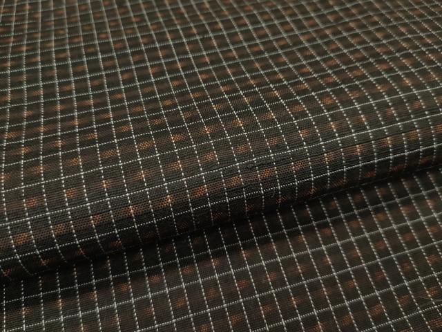 平和屋本店●極上 国指定重要無形文化財 本場久米島紬 手織 小田急百貨店扱い 反端付き 逸品 CZAA2278s5