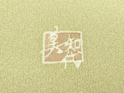 平和屋本店●極上　本加賀友禅作家　小田美知代　訪問着　枝花文　木蘭色地　逸品　未使用　CZAA4755s6