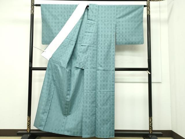 平和屋本店■希少　沖縄県最高級織物　夏物　首里花倉織　首里織　花織・絽織・紗織　青山みとも　錆浅葱色　逸品　CZAA2309s5
