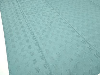 平和屋本店■希少　沖縄県最高級織物　夏物　首里花倉織　首里織　花織・絽織・紗織　青山みとも　錆浅葱色　逸品　CZAA2309s5