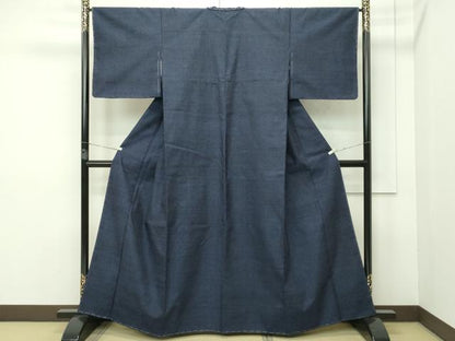 平和屋本店●極上　本場結城紬　重要無形文化財　杢　証紙付き　逸品　未使用　CZAA2314s5