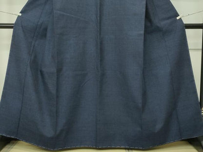 平和屋本店●極上　本場結城紬　重要無形文化財　杢　証紙付き　逸品　未使用　CZAA2314s5