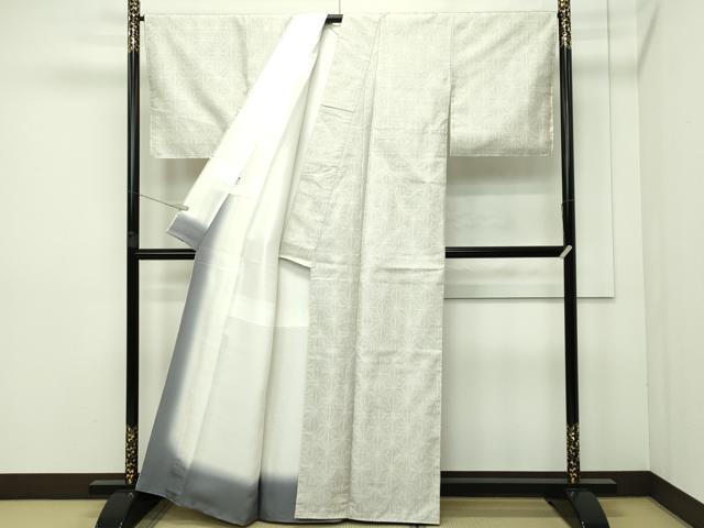 Lサコッシュ　本場泥大島紬9マルキ　蝶々　金襴　ポケット充実　和柄 超美】本場泥大島紬9マルキ 袷 芝草 紫花織出し 縦ライン 焦げ茶