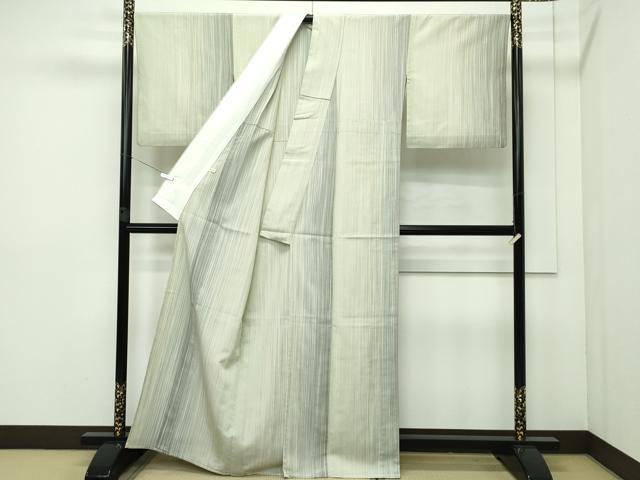 平和屋本店■極上　本塩沢　やまだ織　200色　単衣　逸品　CZAA2344s5