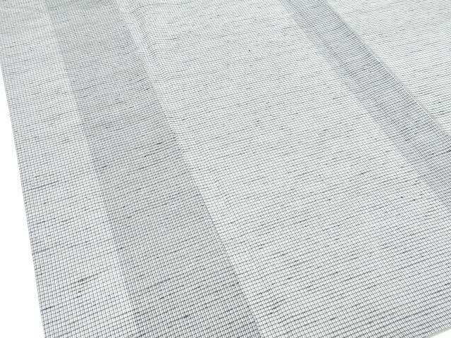 平和屋本店■極上　男性　紬　単衣　縞　逸品　CZAA2414s5