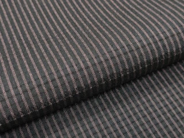平和屋本店▽極上 男性 キングサイズ お召 単衣 縞 逸品 CZAA2420s5