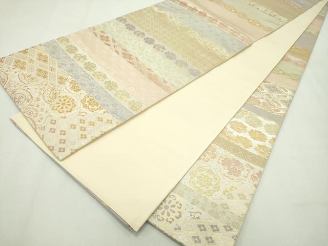 山口華楊 図案 染め裂 額装 西陣 呉服屋蔵 美品(K-LC933)（厳選