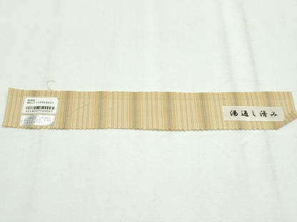 平和屋本店■超希少　琉球美絣　木綿　反端付き　逸品　CZAA2443s5