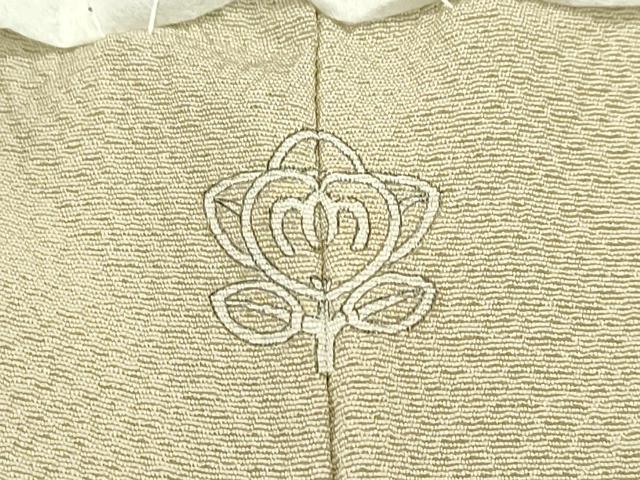 平和屋本店■超希少　友禅染色家　品川恭子　訪問着　花鳥文　金彩　利休茶色地　逸品　未使用　CZAA2447s5