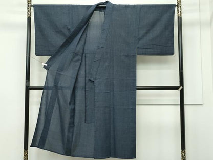 平和屋本店＊極上 夏物 男性 綿薩摩 80亀甲 木綿 逸品 未使用 CZAA2461s5
