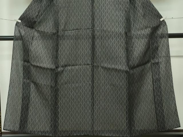 平和屋本店■極上　夏物　石川県指定無形文化財　能登上布　本麻手織上布　立涌文様　逸品　CZAA2469s5
