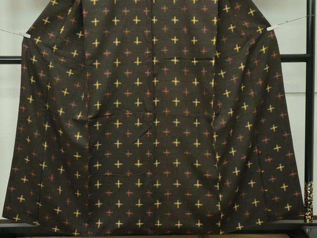 平和屋本店□極上 国指定重要無形文化財 本場久米島紬 手織 