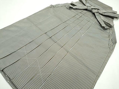 平和屋本店■極上　男性　馬乗り袴　縞　逸品　未使用　CZAA2478s5