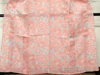 平和屋本店■極上　夏物　本場小千谷ちぢみ　草花文　麻　逸品　未使用　CZAA2483s5