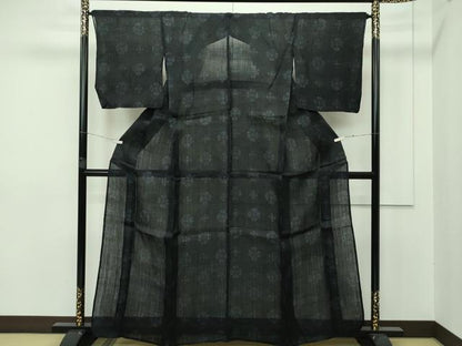 平和屋本店＊極上　夏物　重要無形文化財　本場宮古上布　苧麻　逸品　CZAA5591s6