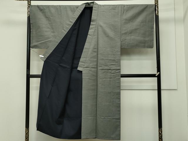 平和屋本店●極上　男性　紬　アンサンブル　100亀甲　逸品　CZAA2499s5