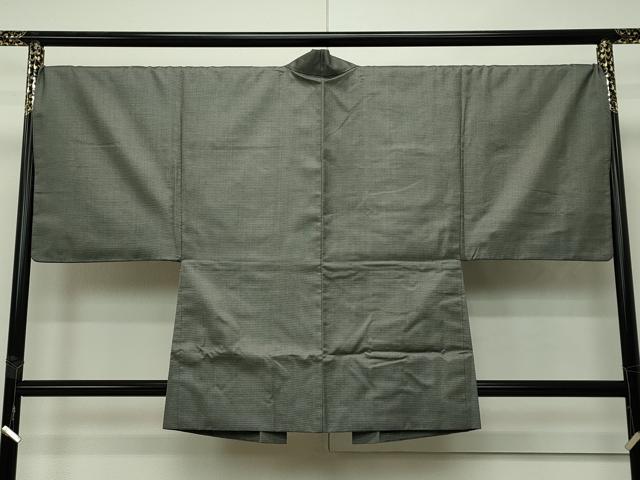 平和屋本店●極上　男性　紬　アンサンブル　100亀甲　逸品　CZAA2499s5