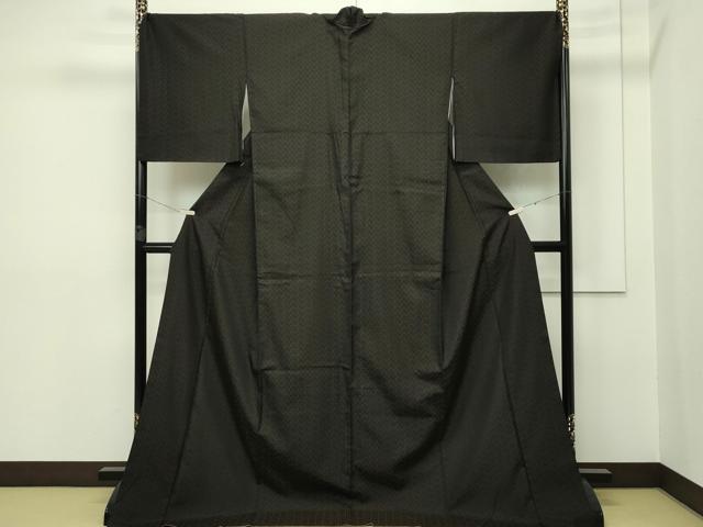 平和屋本店■極上　お召　希少柄　イルカ　逸品　CZAA2510s5