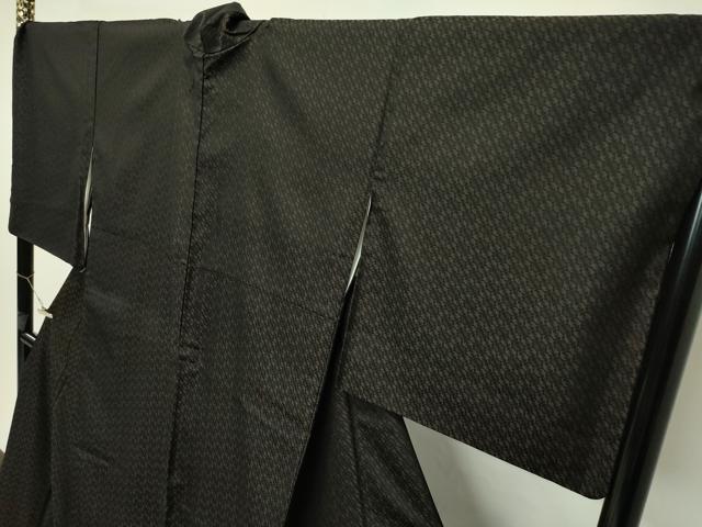平和屋本店■極上　お召　希少柄　イルカ　逸品　CZAA2510s5