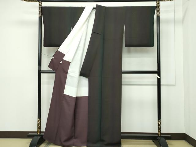 平和屋本店■極上　前田仁仙　仁仙更紗　小紋　京友禅　仁仙花布　暈し染め　反端付き　逸品　CZAA2541s5