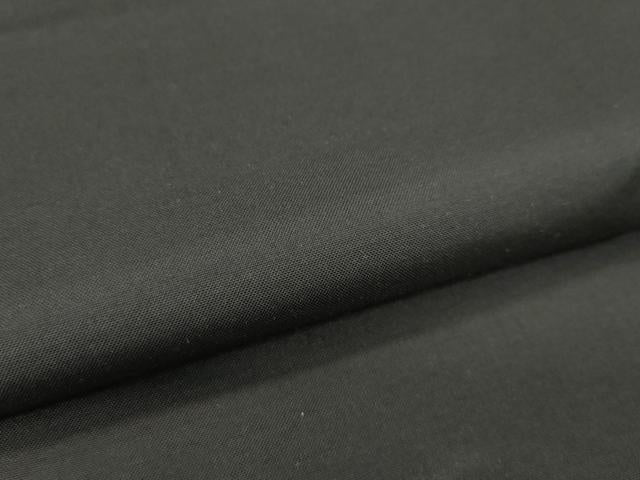 平和屋本店●極上 本場縞大島紬 色無地 黒地 川野織物 証紙付き 逸品 未使用 CZAA2546s5