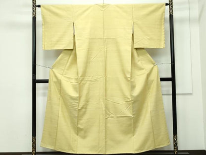 平和屋本店■極上　紅花紬　米沢　霞文　逸品　未使用　CZAA2598s5