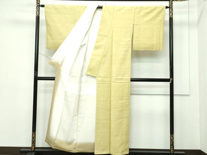 平和屋本店■極上　紅花紬　米沢　霞文　逸品　未使用　CZAA2598s5