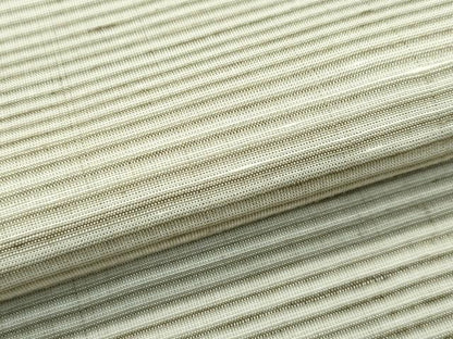 平和屋本店▽極上 紬 単衣 横段文 やまと誂製 逸品 未使用 CZAA2605s5