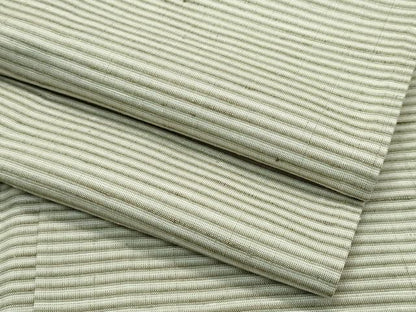 平和屋本店▽極上 紬 単衣 横段文 やまと誂製 逸品 未使用 CZAA2605s5