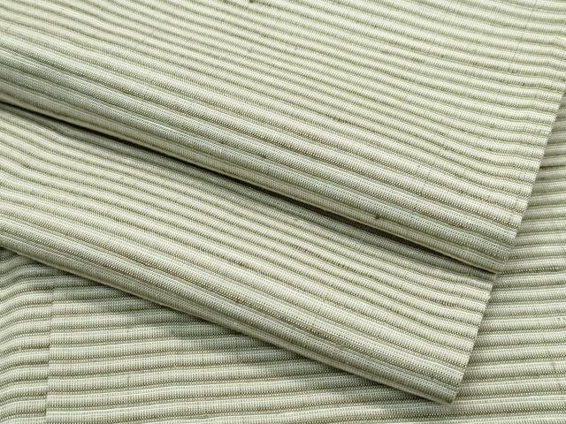 平和屋本店▽極上 紬 単衣 横段文 やまと誂製 逸品 未使用 CZAA2605s5