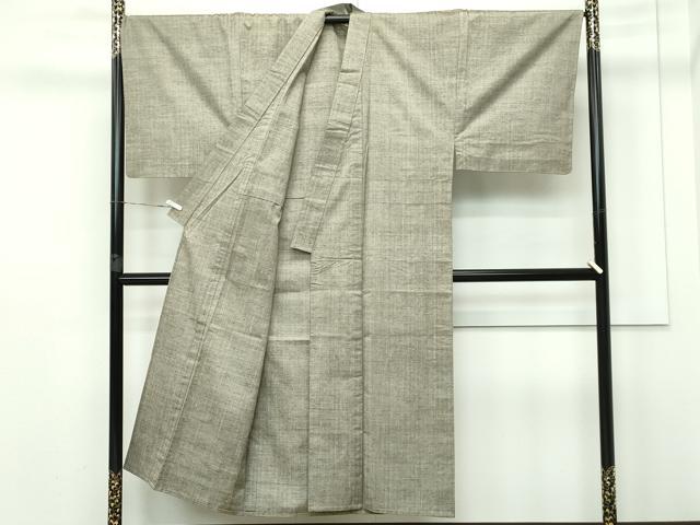 平和屋本店▽極上 男性 紬 単衣 アンサンブル 霞文 逸品 CZAA2636s5