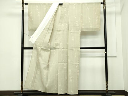 平和屋本店＊極上 夏物 明石ちぢみ 120亀甲 反端付き 逸品 CZAA2639s5