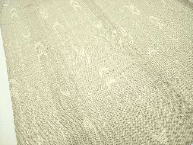 平和屋本店＊極上 夏物 明石ちぢみ 120亀甲 反端付き 逸品 CZAA2639s5