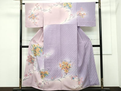 平和屋本店■極上　創業460年・千總　訪問着　刺繍　更紗花文　暈し染め　金彩　逸品　未使用　CZAA2650s5