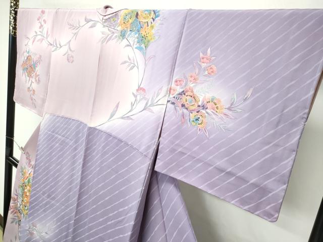 平和屋本店■極上　創業460年・千總　訪問着　刺繍　更紗花文　暈し染め　金彩　逸品　未使用　CZAA2650s5