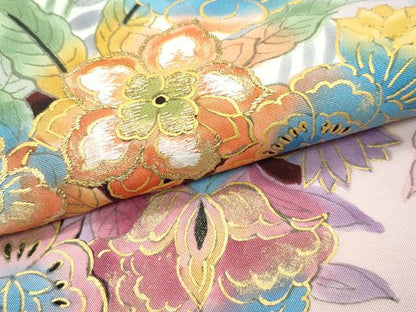 平和屋本店■極上　創業460年・千總　訪問着　刺繍　更紗花文　暈し染め　金彩　逸品　未使用　CZAA2650s5