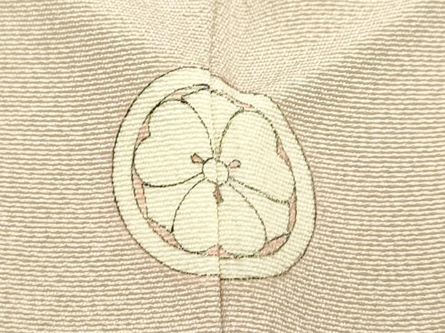 平和屋本店■極上　本加賀友禅作家　由水煌人　訪問着　枝花文　洗柿色地　逸品　CZAA2651s5