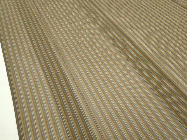 平和屋本店＊希少 夏物 本場黄八丈 夏黄八 紗紬 縞 逸品 CZAA2653s5