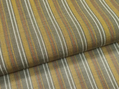 平和屋本店＊希少 夏物 本場黄八丈 夏黄八 紗紬 縞 逸品 CZAA2653s5