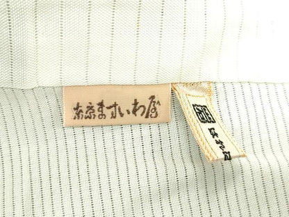 平和屋本店▽極上 訪問着 無双 紗袷 紗×絽 立波文 ますいわ屋扱い 逸品 CZAA2655s5