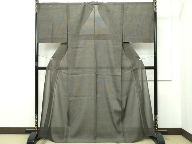 平和屋本店■極上　夏物　本場大島紬　夏大島　150亀甲　総詰め　逸品　CZAA2664s5