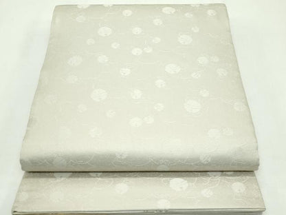 平和屋本店●極上 西陣 浅山織物謹製 両面 六通柄袋帯 唐織 真珠 本金箔 証紙付き 逸品 CZAA2681s5
