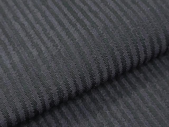 平和屋本店●極上 撫松庵 両面 半幅帯 丸文 紫黒色地 逸品 CZAA2700s5