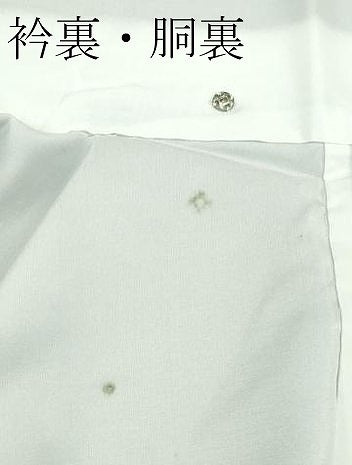 平和屋本店■極上　紬　色無地　藍鼠色　逸品　未使用　CZAA2705s5
