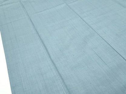平和屋本店■極上　紬　色無地　藍鼠色　逸品　未使用　CZAA2705s5