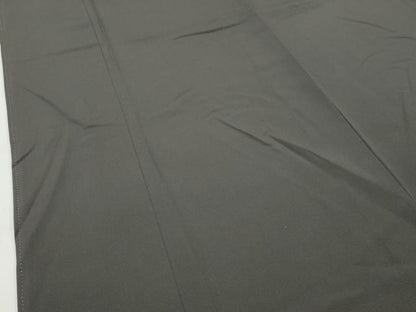 平和屋本店■極上　創業明治元年、京の老舗【小糸染芸】　小糸敏夫　訪問着　草花文　黒橡色地　逸品　未使用　CZAA2712s5