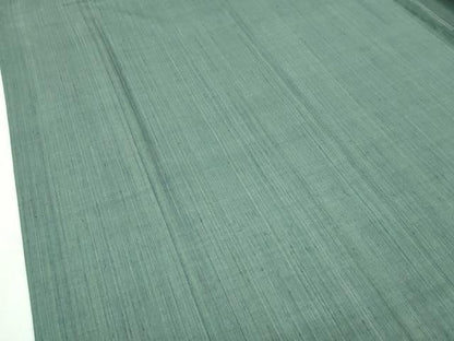 平和屋本店■極上　本場結城紬　重要無形文化財　奥順　地機　縞　証紙付き　逸品　CZAA2732s5