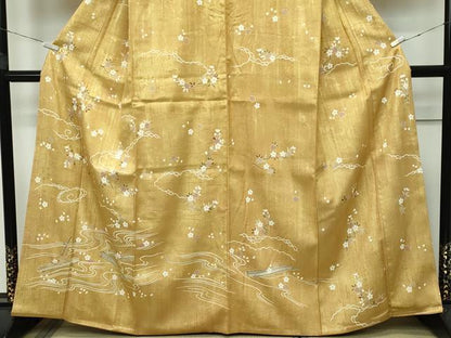 平和屋本店●極上 訪問着 花筏文 金彩 逸品 CZAA2742s5